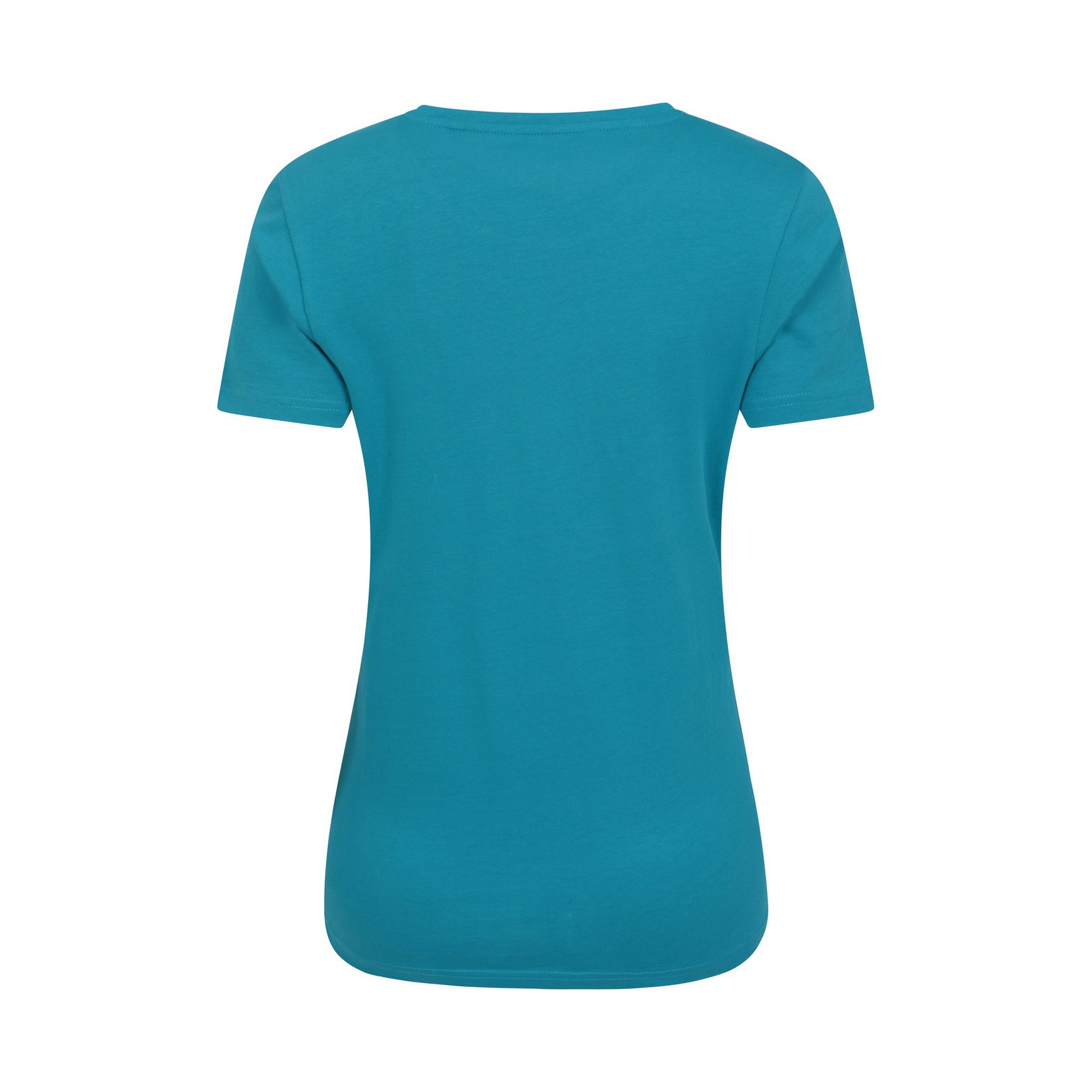 Teal - Back - Mountain Warehouse Womens-Ladies Sealife Organic T-Shirt