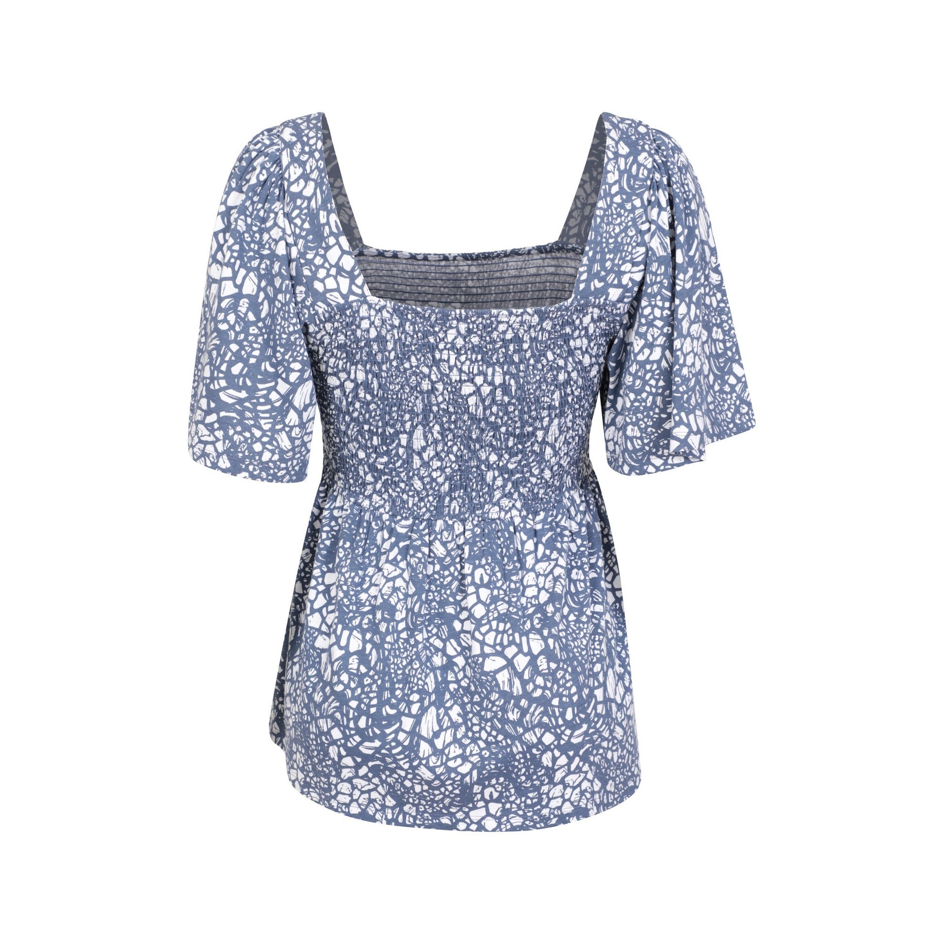 Dark Blue - Back - Mountain Warehouse Womens-Ladies Hydra Shirred Top