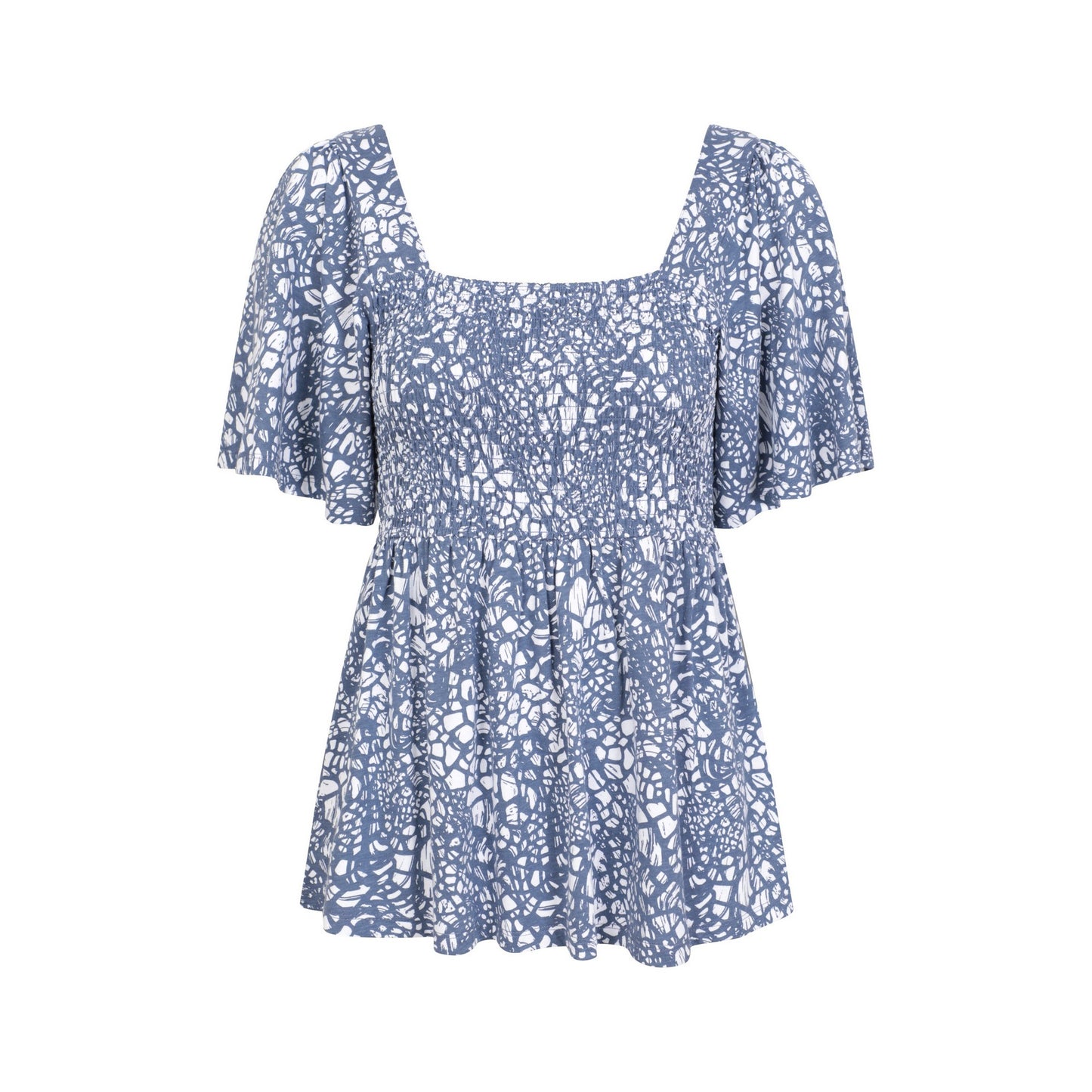 Dark Blue - Front - Mountain Warehouse Womens-Ladies Hydra Shirred Top