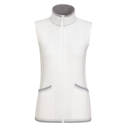 Beige - Front - Mountain Warehouse Womens-Ladies Montana Full Zip Gilet