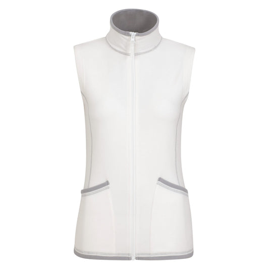 Beige - Front - Mountain Warehouse Womens-Ladies Montana Full Zip Gilet