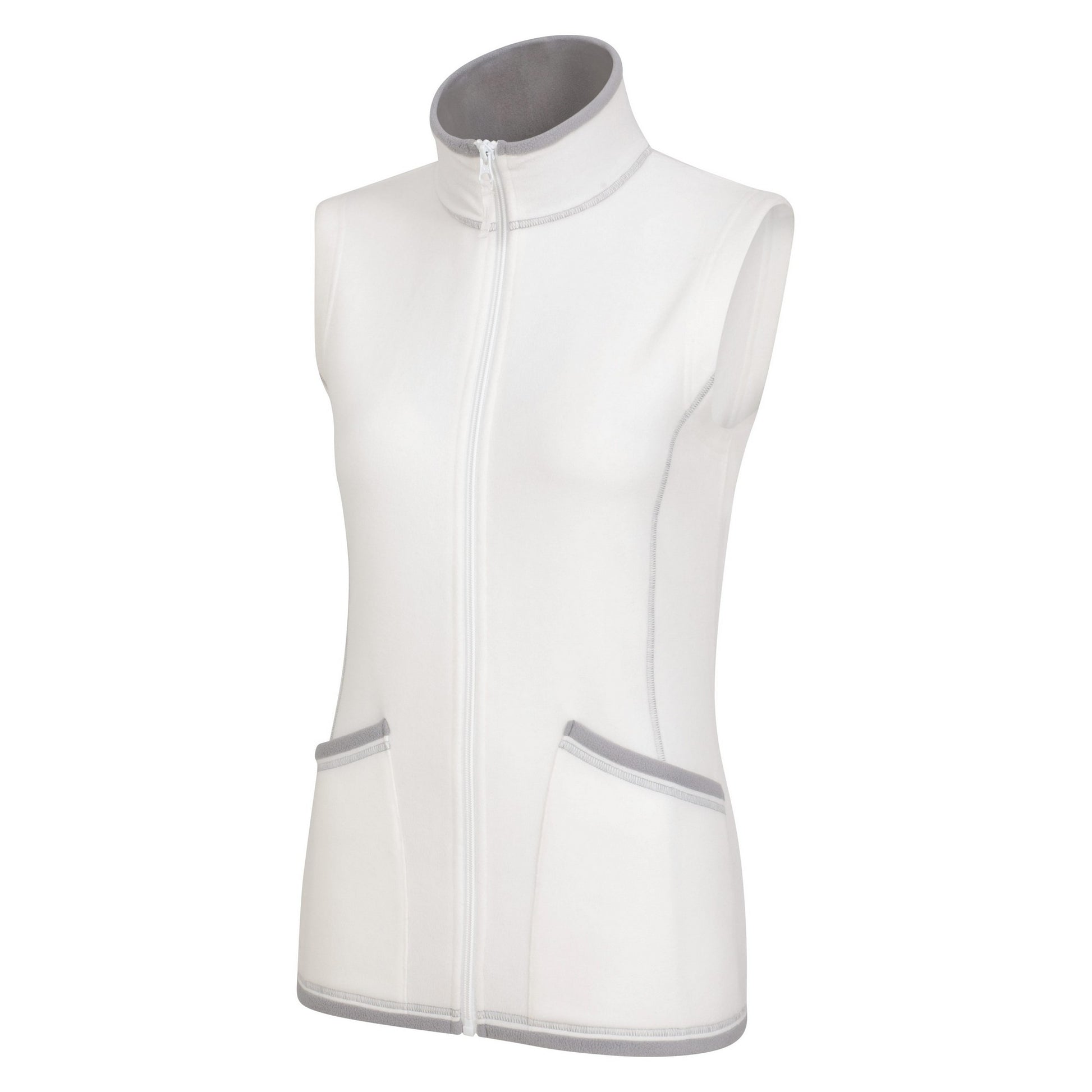 Beige - Side - Mountain Warehouse Womens-Ladies Montana Full Zip Gilet