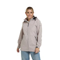 Light Beige - Pack Shot - Animal Womens-Ladies Pace Packable Waterproof Jacket