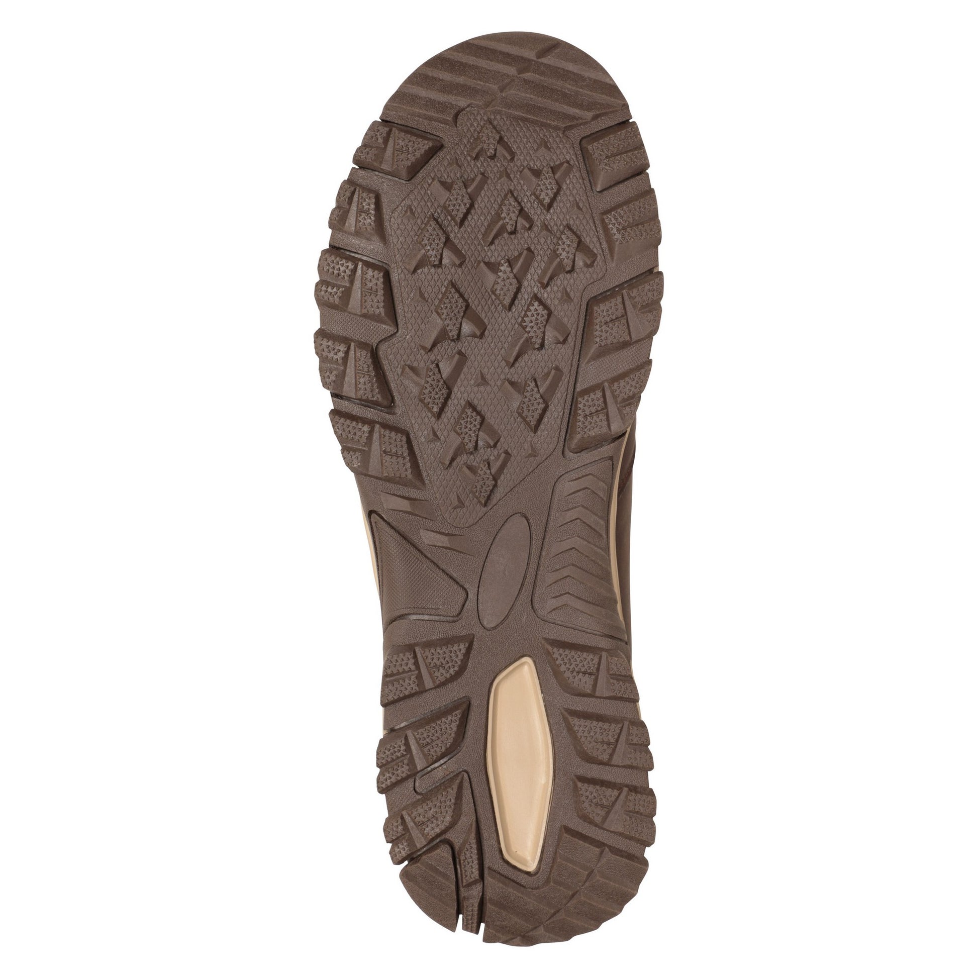 Dark Brown - Side - Mountain Warehouse Mens Rydal Leather Ortholite Shoes