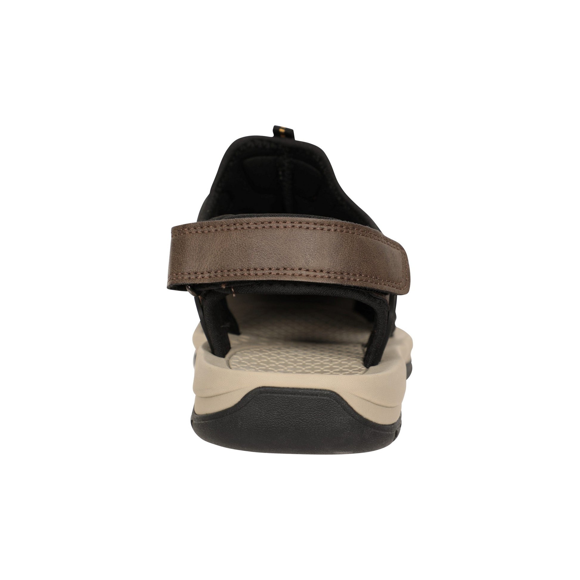 Brown - Back - Mountain Warehouse Mens Shift Walking Sandals