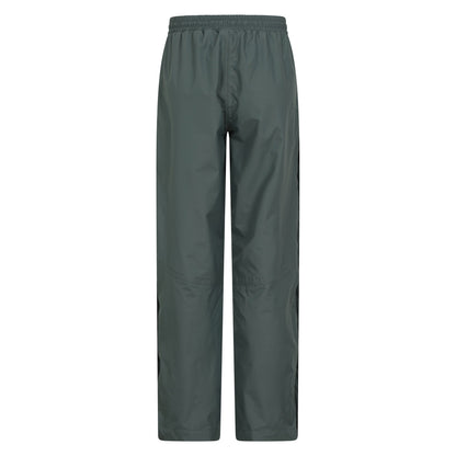 Dark Khaki - Back - Mountain Warehouse Womens-Ladies Downpour Waterproof Trousers