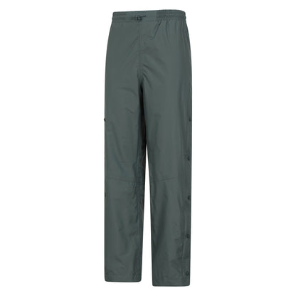 Dark Khaki - Lifestyle - Mountain Warehouse Womens-Ladies Downpour Waterproof Trousers
