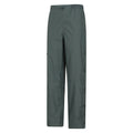 Dark Khaki - Lifestyle - Mountain Warehouse Womens-Ladies Downpour Waterproof Trousers