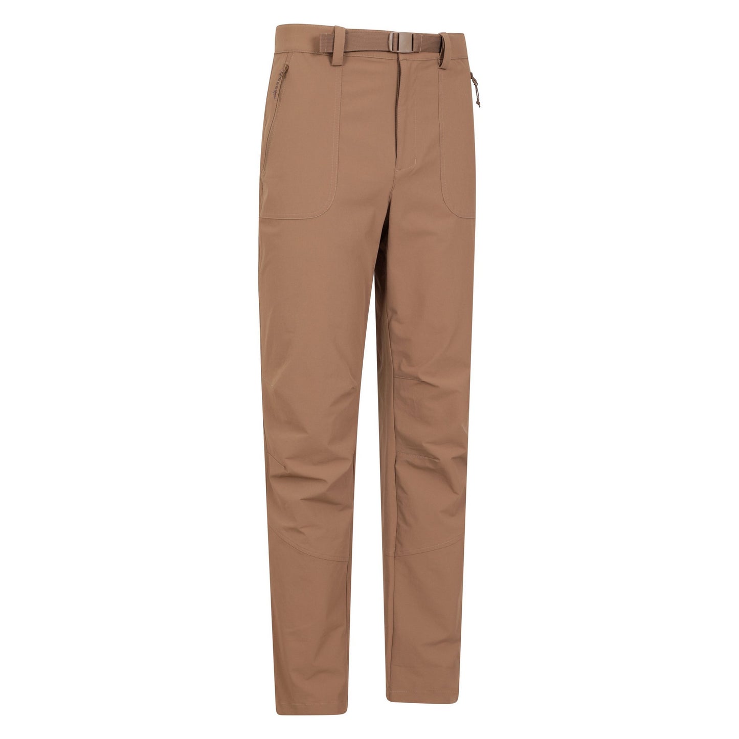 Beige - Side - Mountain Warehouse Mens Grassland Belted Trousers