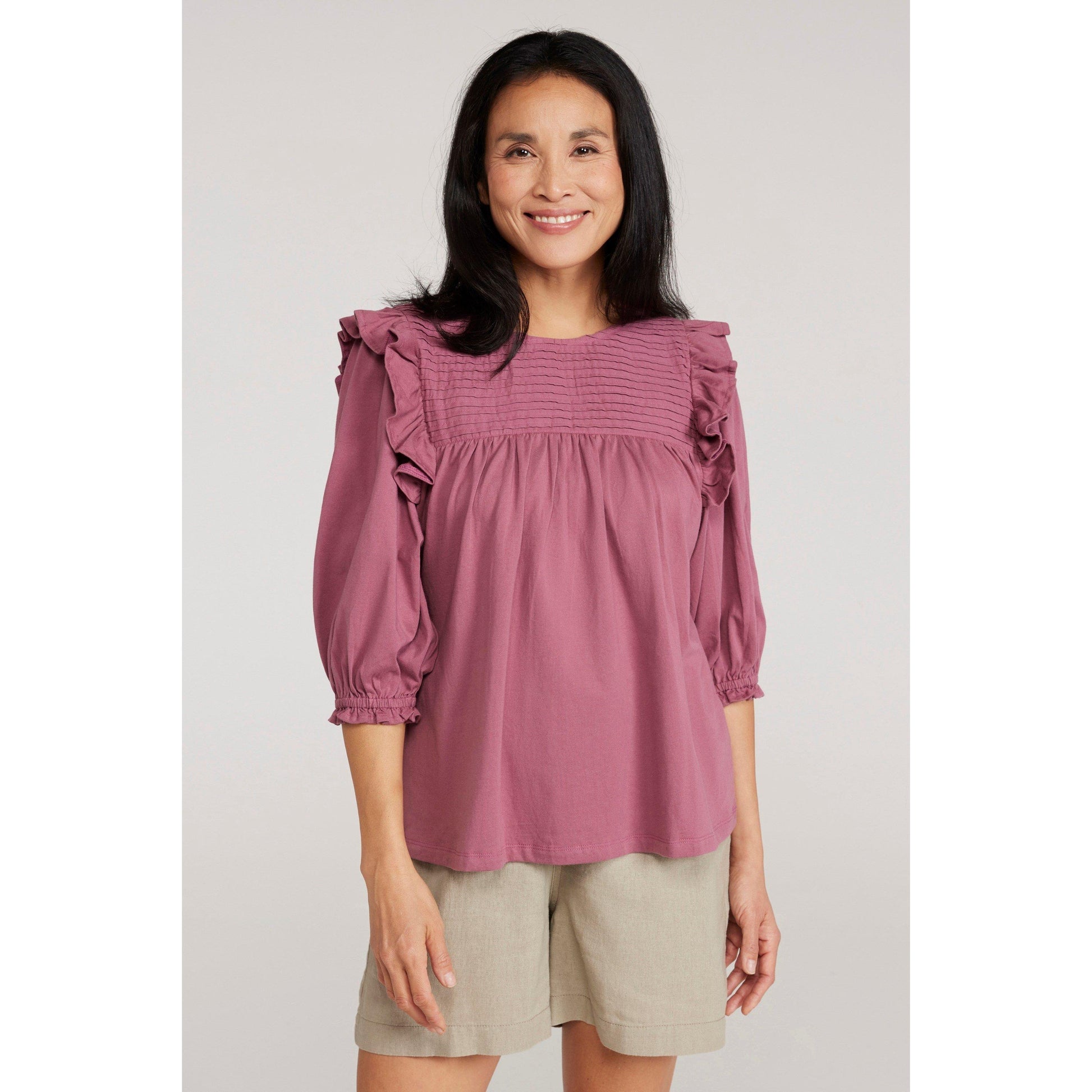 Pink - Front - Mountain Warehouse Womens-Ladies Crete Top