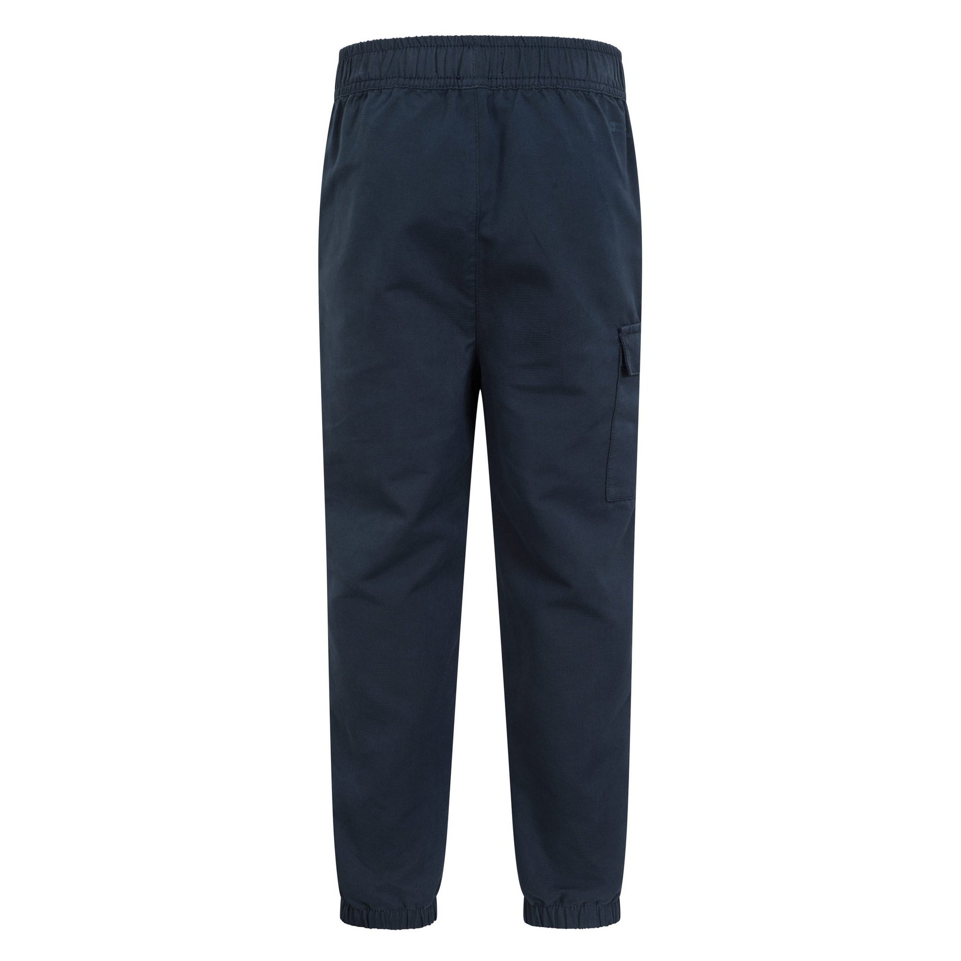 Navy - Back - Mountain Warehouse Childrens-Kids Reinforced Knee Trousers