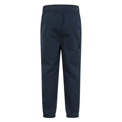 Navy - Back - Mountain Warehouse Childrens-Kids Reinforced Knee Trousers