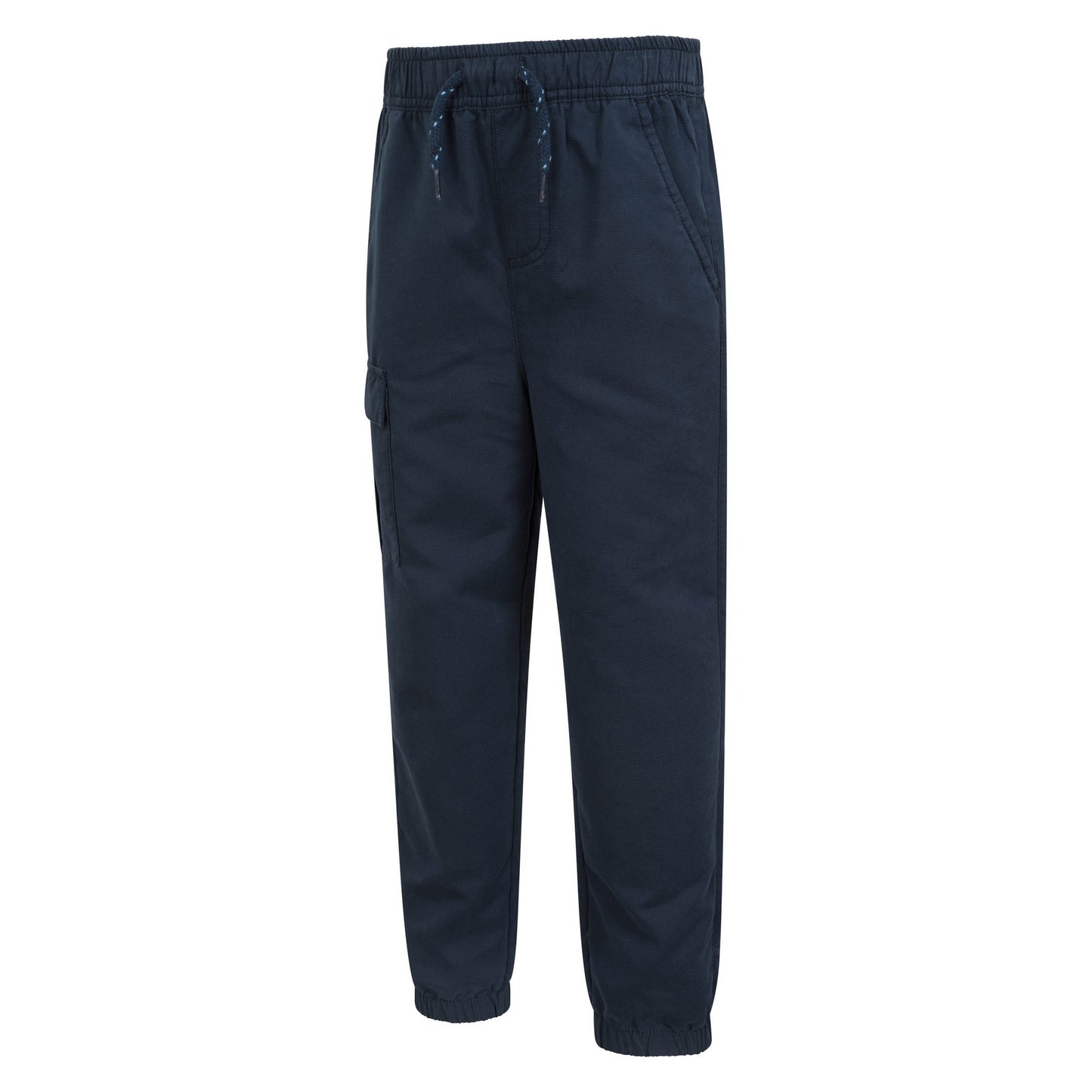 Navy - Side - Mountain Warehouse Childrens-Kids Reinforced Knee Trousers