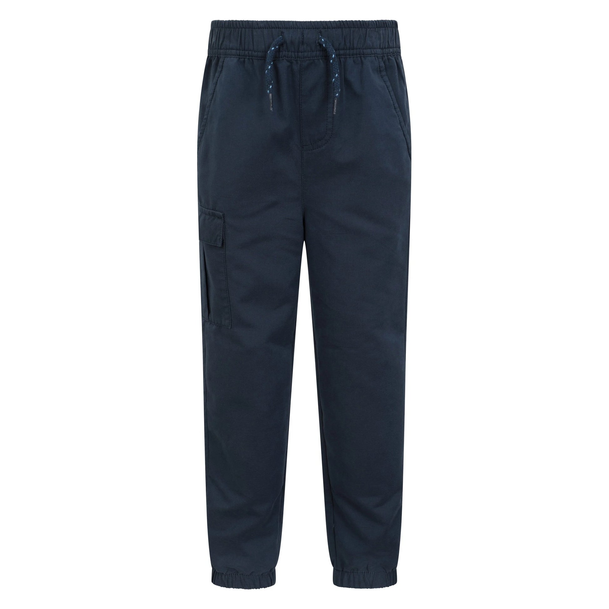 Navy - Front - Mountain Warehouse Childrens-Kids Reinforced Knee Trousers