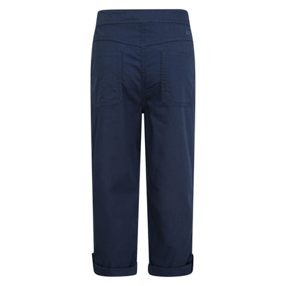 Navy - Back - Mountain Warehouse Childrens-Kids Shore Capri Trousers