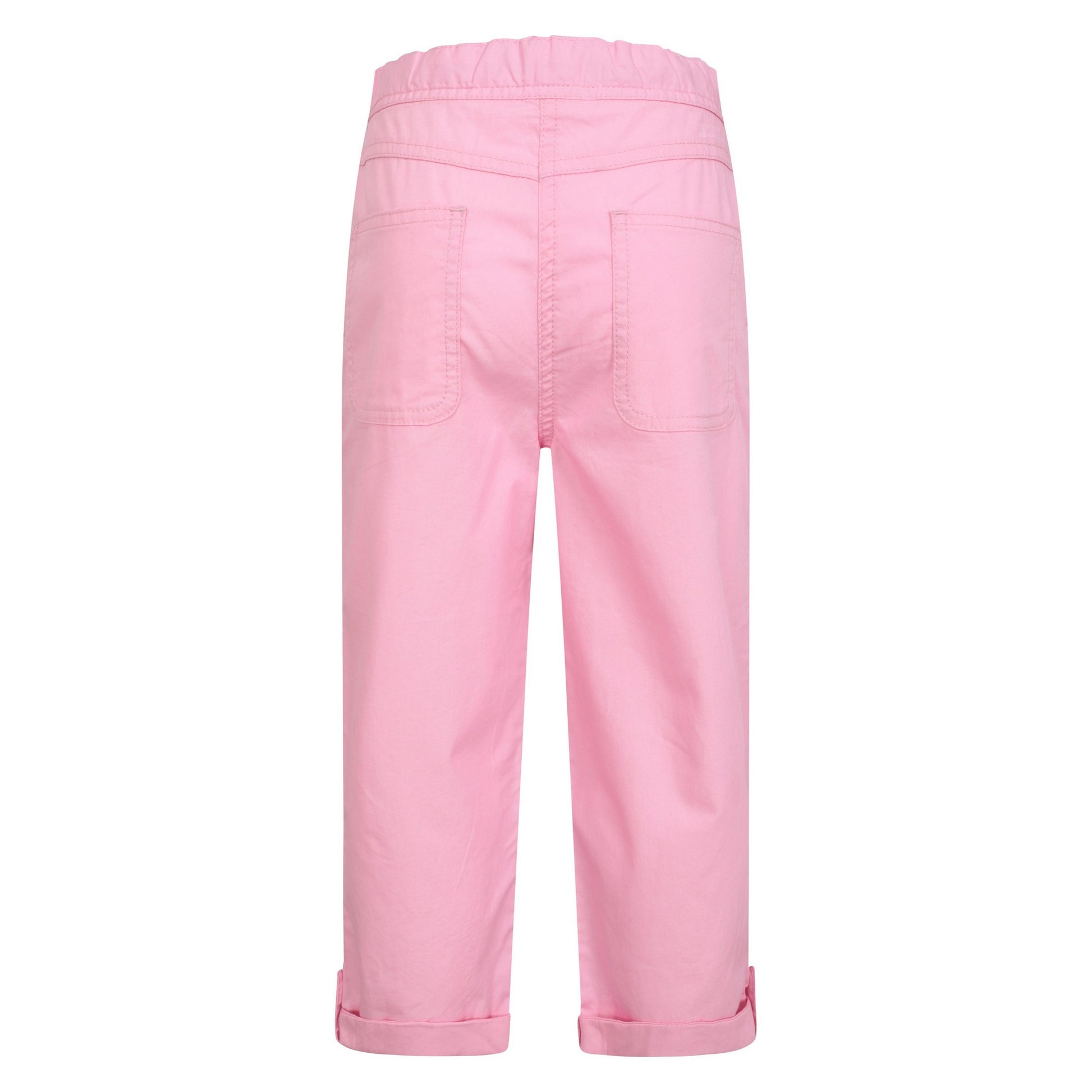 Pink - Back - Mountain Warehouse Childrens-Kids Shore Capri Trousers