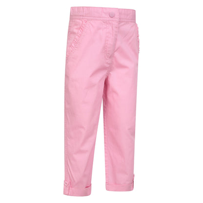 Pink - Side - Mountain Warehouse Childrens-Kids Shore Capri Trousers