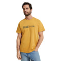 Mustard - Side - Animal Mens Jacob Organic T-Shirt