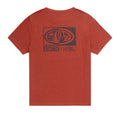 Dark Red - Back - Animal Mens Jacob Organic T-Shirt