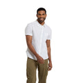 White - Side - Animal Mens Bayside Organic Shirt