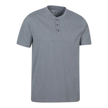 Charcoal - Side - Mountain Warehouse Mens Hasst Organic T-Shirt