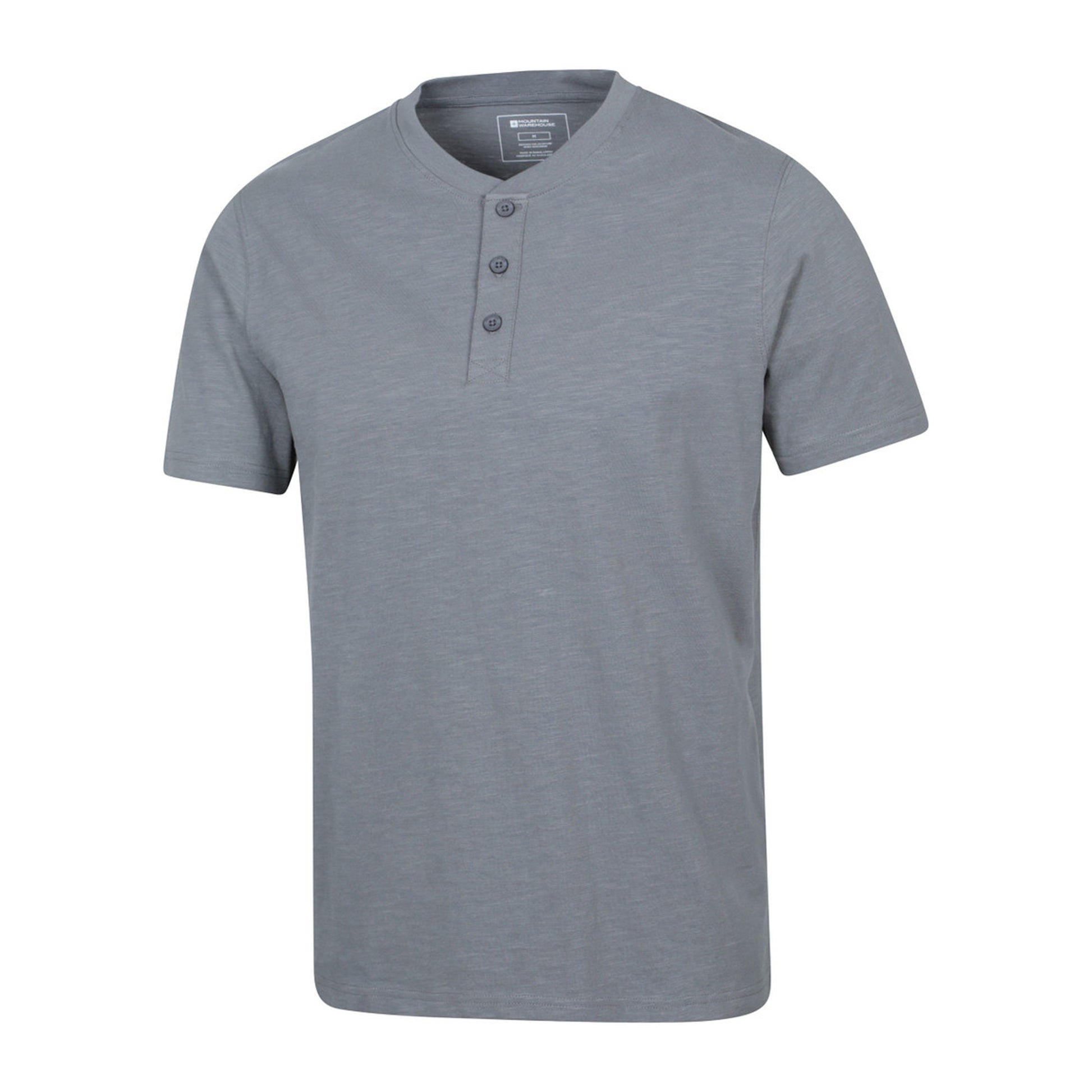 Charcoal - Lifestyle - Mountain Warehouse Mens Hasst Organic T-Shirt