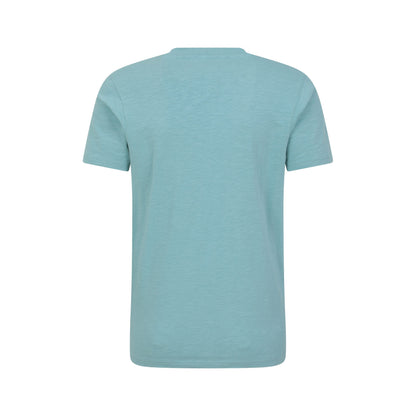 Turquoise - Back - Mountain Warehouse Mens Hasst Organic T-Shirt