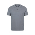 Charcoal - Front - Mountain Warehouse Mens Hasst Organic T-Shirt