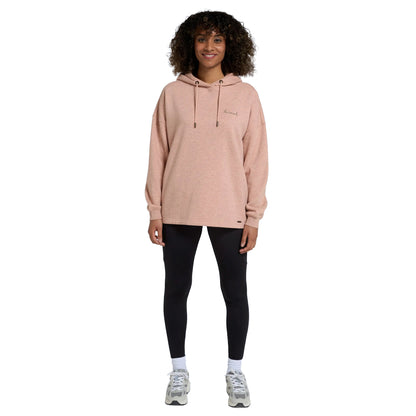 Light Pink - Side - Animal Womens-Ladies Amber Organic Relaxed Fit Hoodie