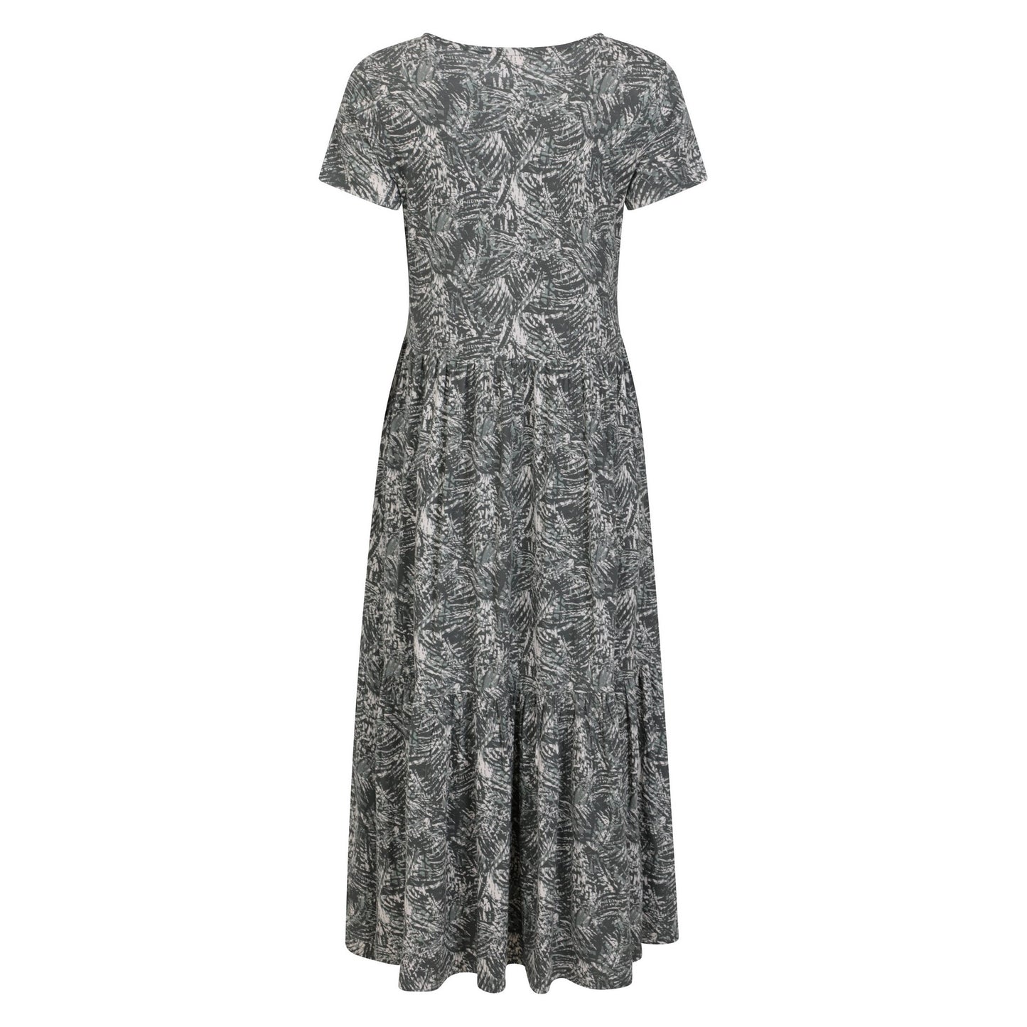 Khaki Green - Back - Mountain Warehouse Womens-Ladies Sardinia Tiered Dress