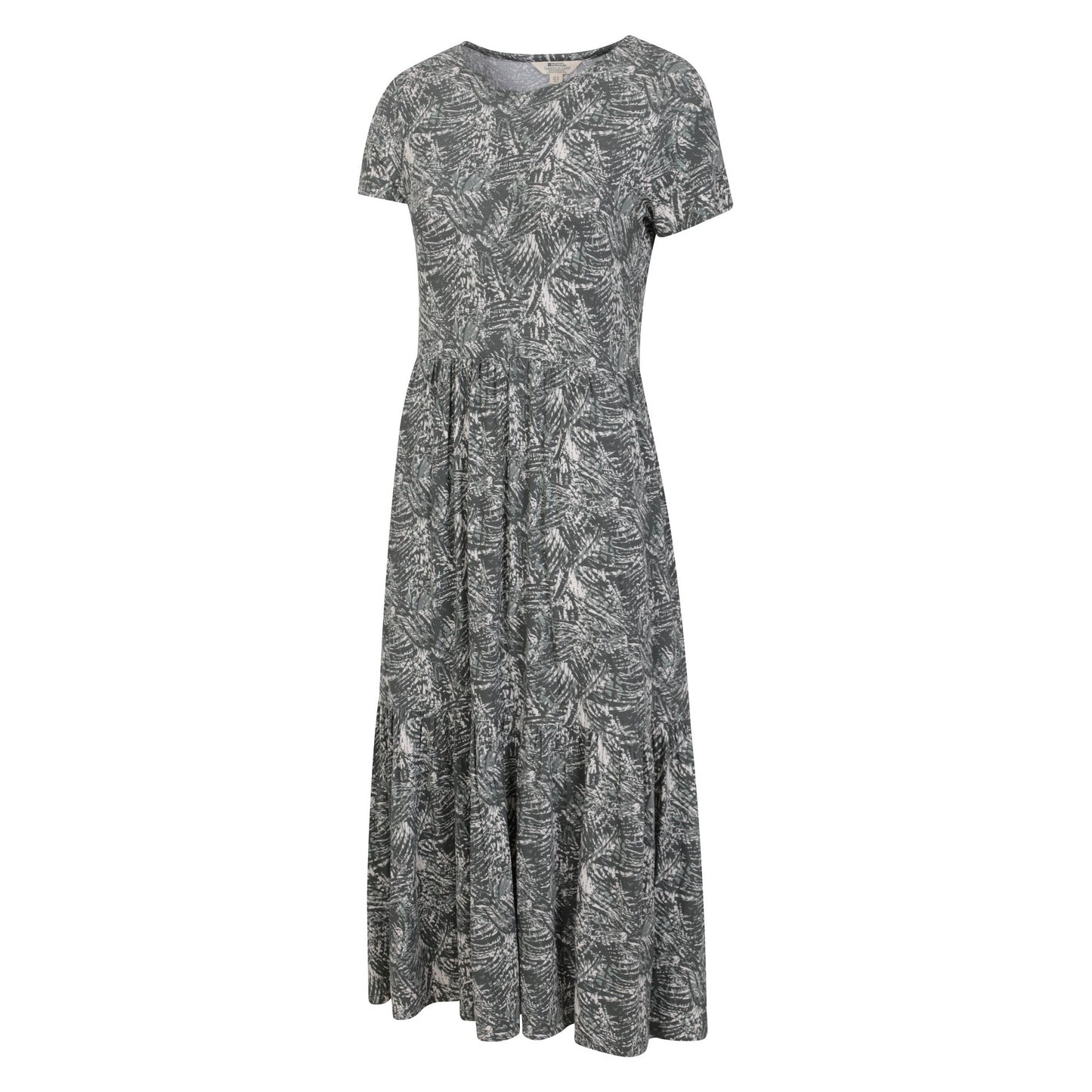 Khaki Green - Side - Mountain Warehouse Womens-Ladies Sardinia Tiered Dress