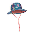 Teal - Lifestyle - Mountain Warehouse Childrens-Kids Reversible Water Resistant Sun Hat