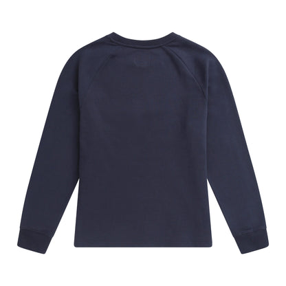 Navy - Back - Animal Womens-Ladies Maya Organic Sweatshirt