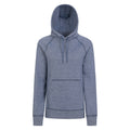 Navy - Front - Mountain Warehouse Womens-Ladies Auckland Textured Hoodie