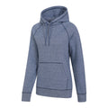 Navy - Side - Mountain Warehouse Womens-Ladies Auckland Textured Hoodie