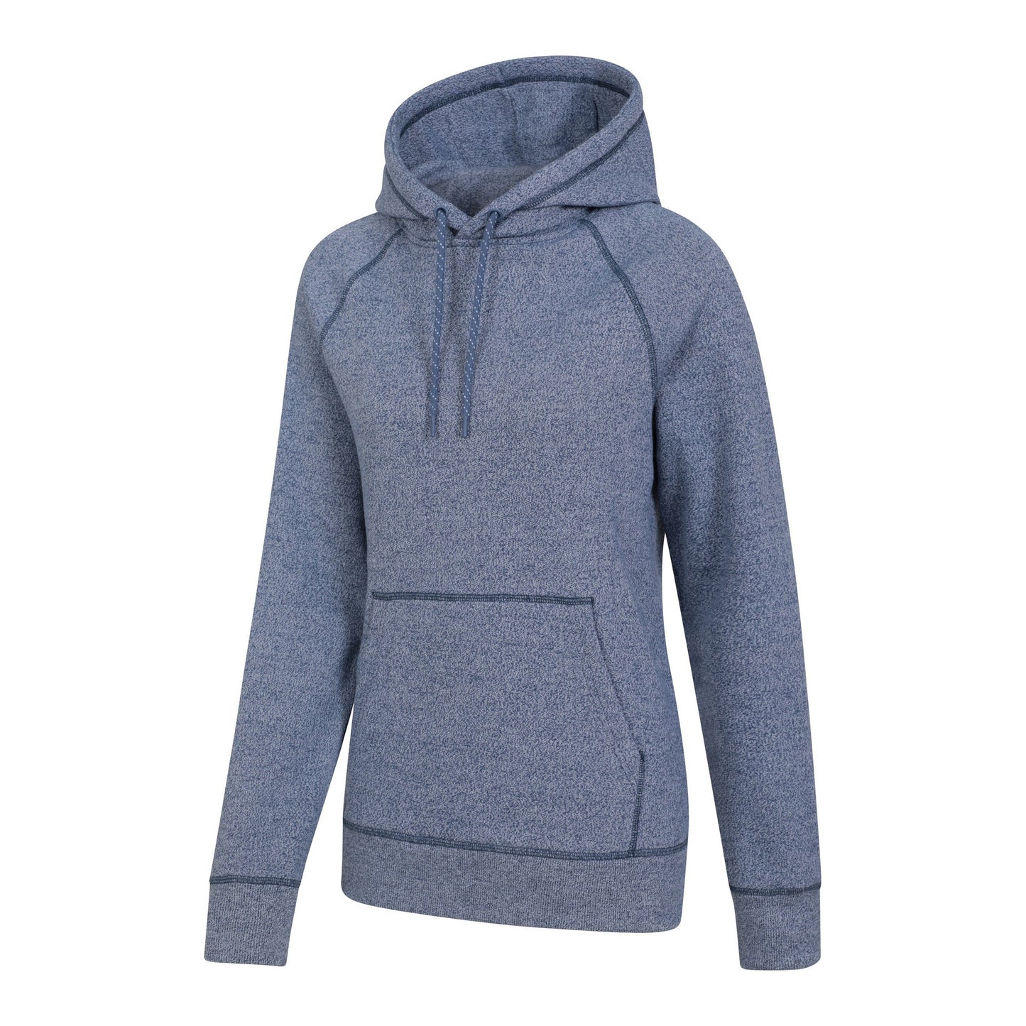 Navy - Side - Mountain Warehouse Womens-Ladies Auckland Textured Hoodie