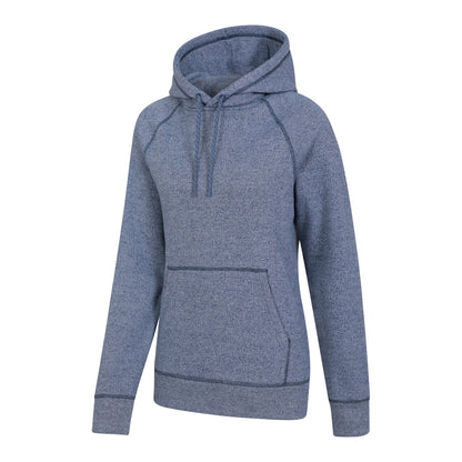Navy - Side - Mountain Warehouse Womens-Ladies Auckland Textured Hoodie