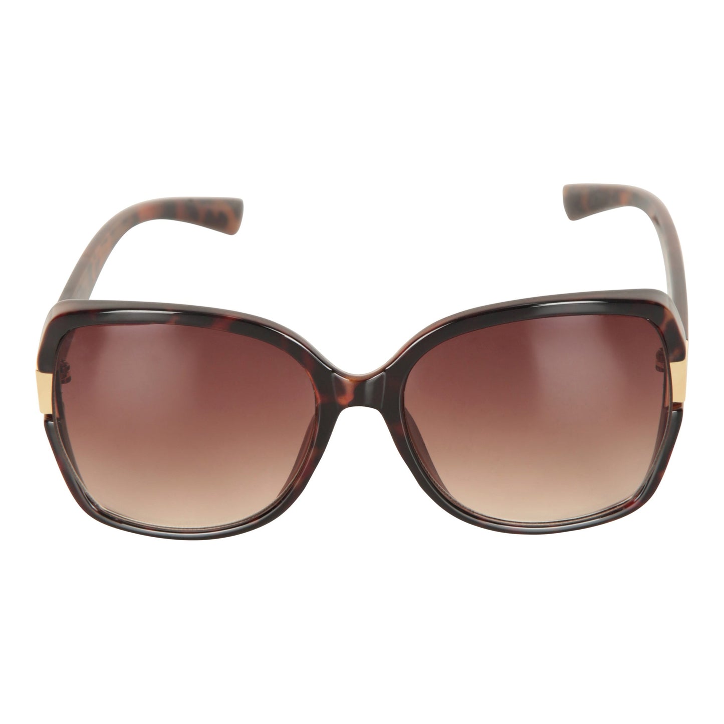 Brown - Side - Mountain Warehouse Womens-Ladies Sydney Tortoise Shell Sunglasses
