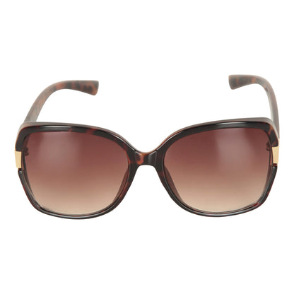 Brown - Side - Mountain Warehouse Womens-Ladies Sydney Tortoise Shell Sunglasses