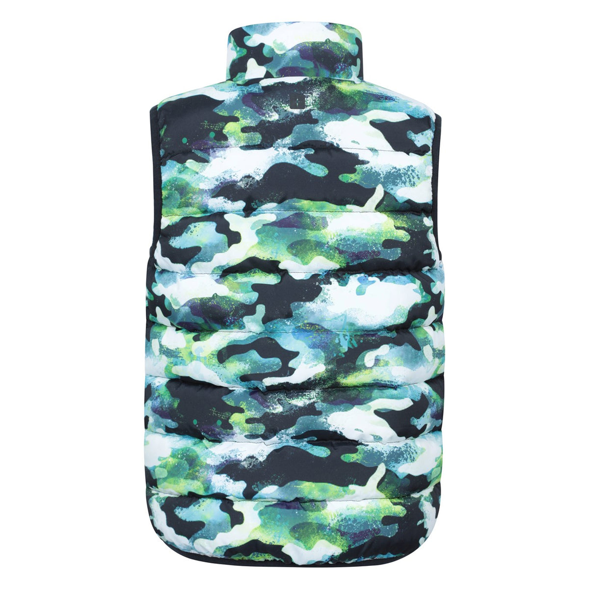 Bright Green - Back - Mountain Warehouse Childrens-Kids Rocko Butterfly Padded Gilet