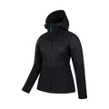 Black - Side - Mountain Warehouse Womens-Ladies Machina Hybrid Padded Jacket