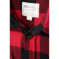 Carbon - Close up - Mountain Warehouse Mens Trace Flannel Long-Sleeved Shirt