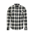 Green - Front - Mountain Warehouse Mens Trace Flannel Long-Sleeved Shirt
