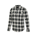 Green - Lifestyle - Mountain Warehouse Mens Trace Flannel Long-Sleeved Shirt