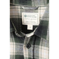 Green - Pack Shot - Mountain Warehouse Mens Trace Flannel Long-Sleeved Shirt