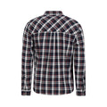Blue - Back - Mountain Warehouse Mens Trace Flannel Long-Sleeved Shirt