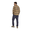 Yellow - Back - Mountain Warehouse Mens Trace Flannel Long-Sleeved Shirt