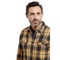 Yellow - Lifestyle - Mountain Warehouse Mens Trace Flannel Long-Sleeved Shirt
