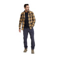 Yellow - Pack Shot - Mountain Warehouse Mens Trace Flannel Long-Sleeved Shirt