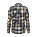 Indigo - Back - Mountain Warehouse Mens Trace Flannel Long-Sleeved Shirt